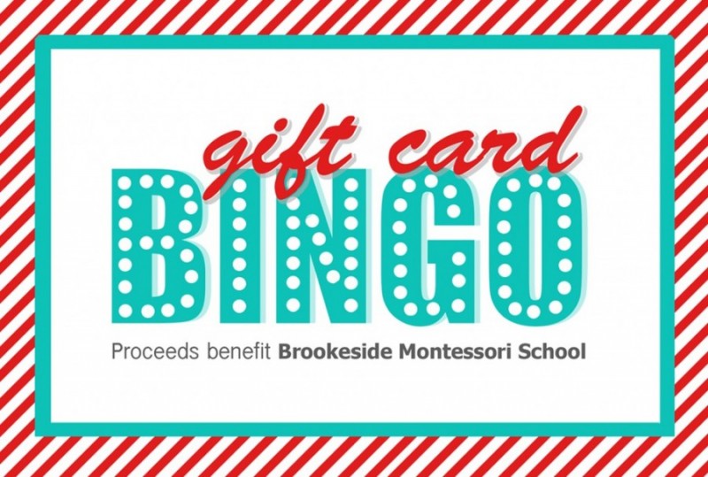 Gift Card Bingo Brookeside Montessori School in Bechtelsville, PA