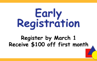 Early Registration at Brookeside Montessori School