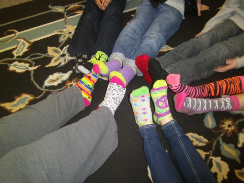 Silly Socks Day - Brookeside Montessori School in Bechtelsville, PA