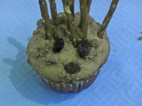 Hedgie Muffins inspired by “Hedgie Blasts Off” by Jan Brett