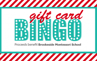 Gift Card Bingo at Brookeside Montessori School