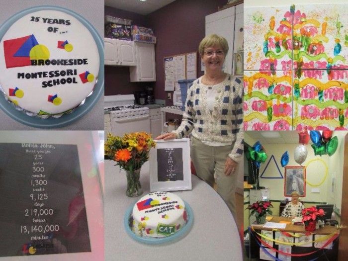 Robin John 25 Years with Brookeside Montessori School