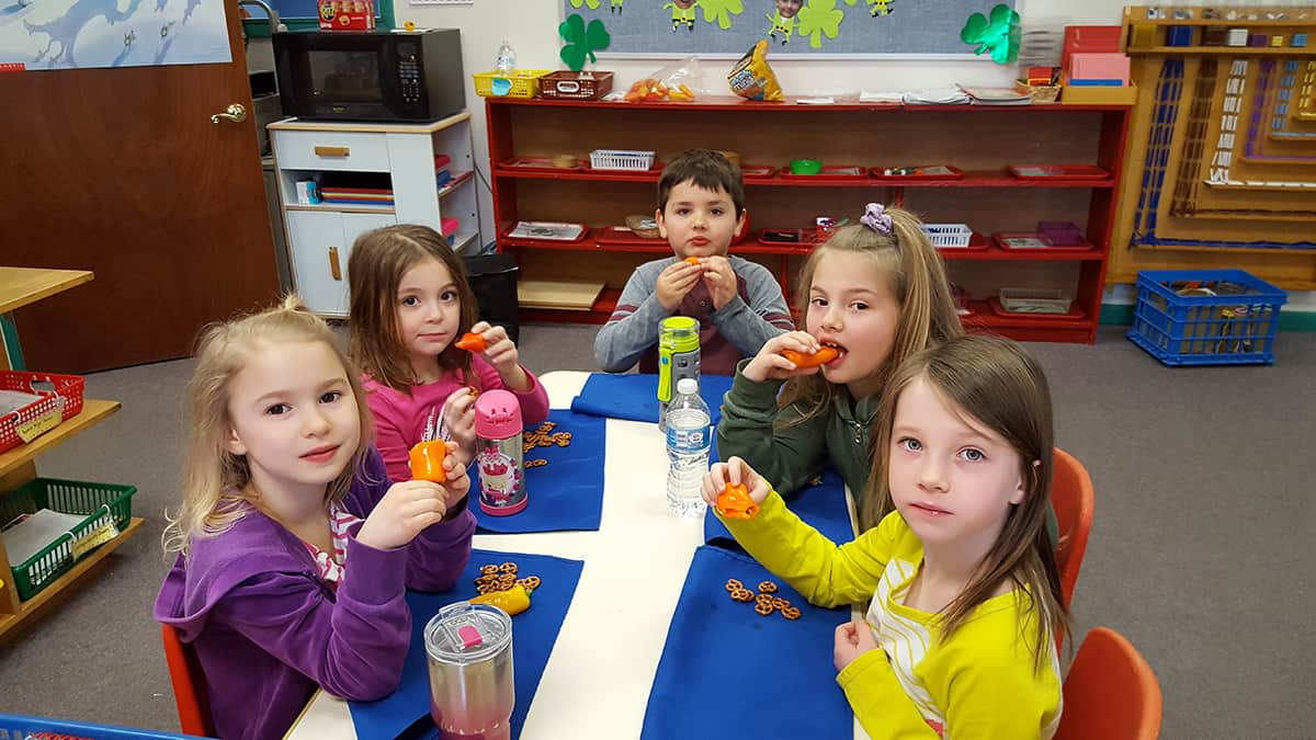 Mini Peppers Snack at Brookeside Montessori School