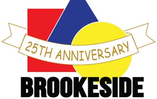 25th Anniversary logo - Brookeside Montessori School