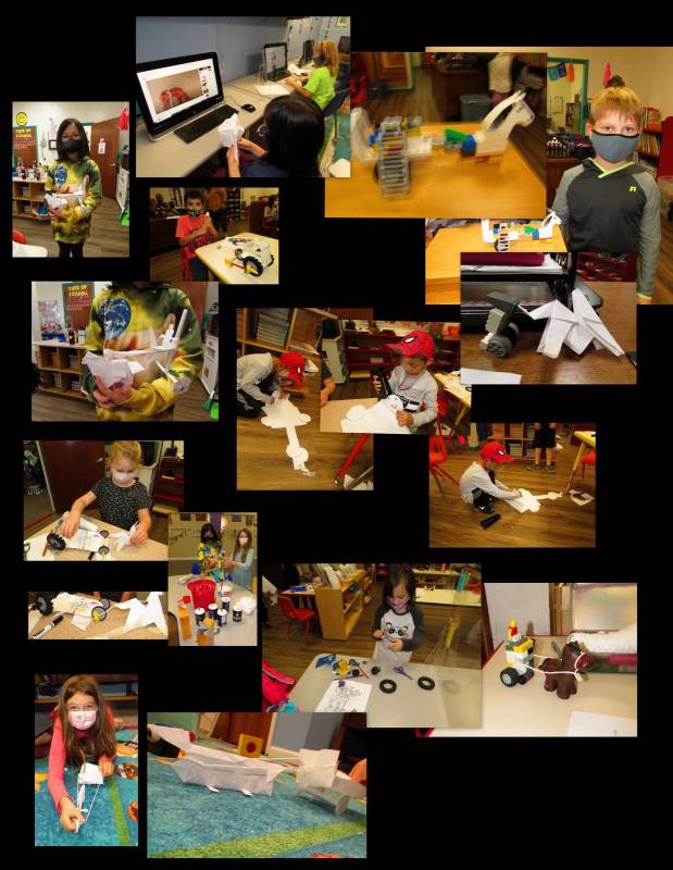 Egyptian Chariot STEM Project at Brookeside Montessori School