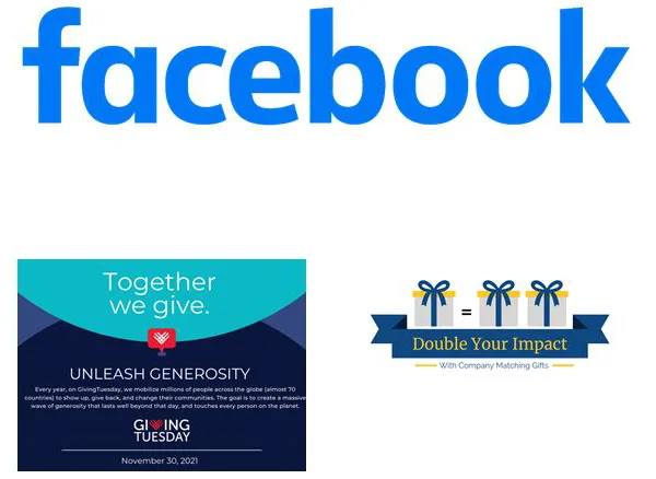 2021 Fundraising - Facebook, Giving Tuesday, Company Matching Gifts